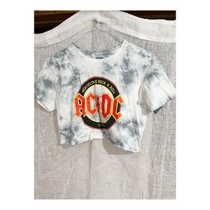 Cropped AC/DC Tee